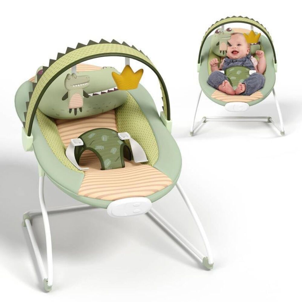 Portable Baby Bouncer with Motion and Music – Soothing Infant Seat